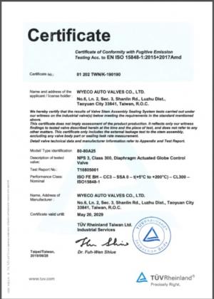 Appendix to Certificate 01 202 TWN/K-190190 Construction Test Data