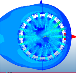 The effect about clash by oppositely flow in  Stack Trim